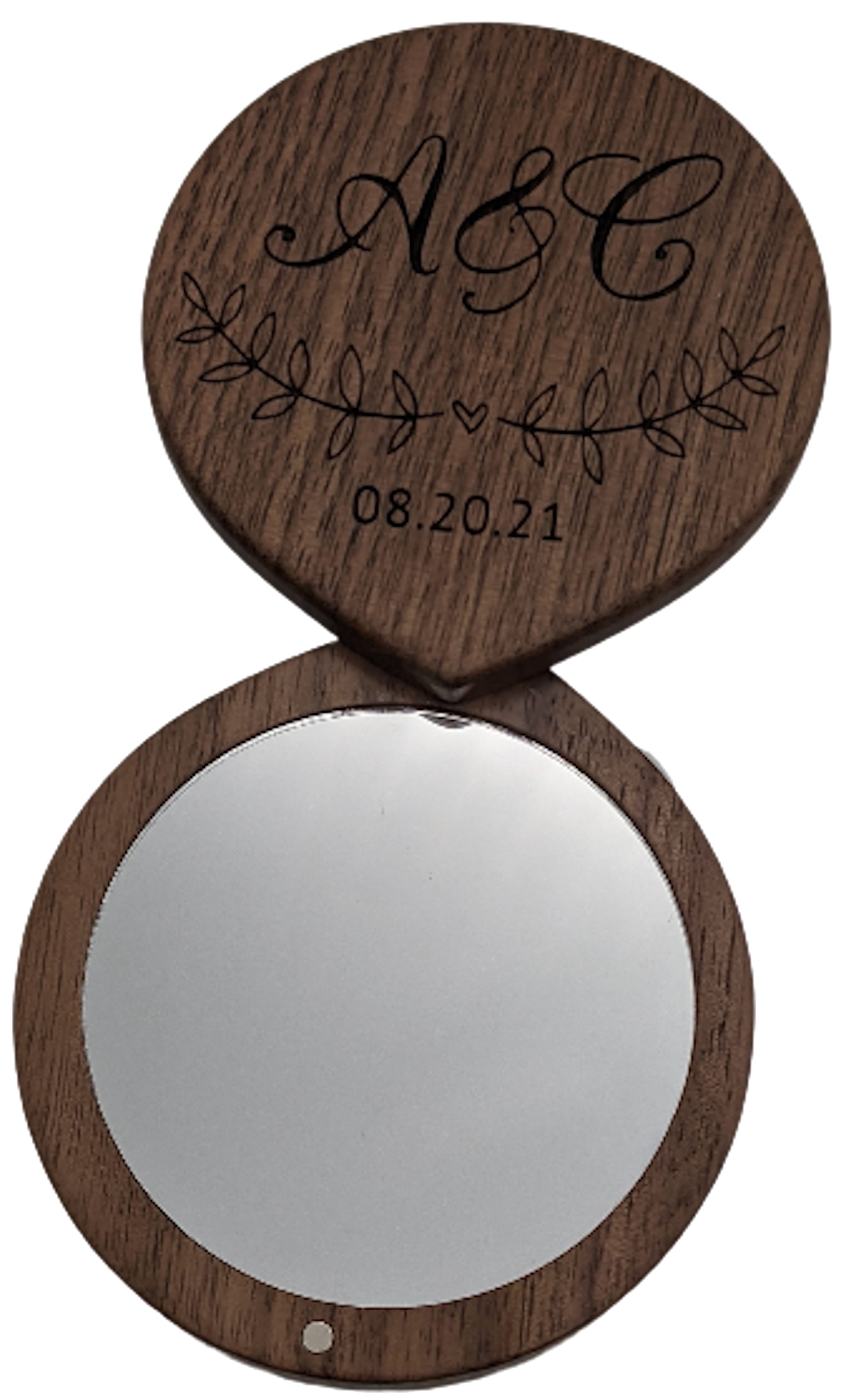 Bridesmaid Wood Compact Mirror Package